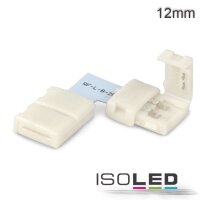 Eckverbinder für einfarbige 12mm LED Streifen 2-polig Clipverbinder