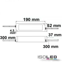 LED Trafo 24V DC 0-100W IP67