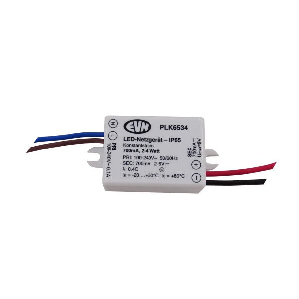 Mini LED Konstantstrom Treiber 700mA 2-4W IP65 für Schalterdosen