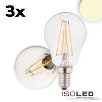 E14 LED Illu 4W klar warmweiß 3er Pack EEK F [A-G]
