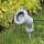 Gartenleuchte Spot CT-GS10 mit Erdspie&szlig; GU10 230V Leergeh&auml;use silber