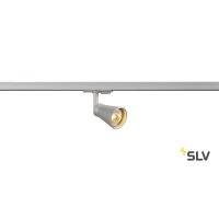 1Phasen Stromschienenstrahler SLV AVO für GU10 230V Leuchtmittel silbergrau