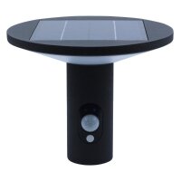 Solar LED Wandleuchte mit Sensor KARINA 3,3W 210lm warmweiß IP54 Aluminium