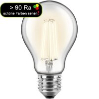 10W LED Filament Birne klar E27 1055lm 2700K warmweiß >90RA EEK F [A-G]