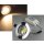 LED Einbaustrahler COB-3 warmweiß rund 3W 250lm 90°  chrom EEK F [A-G]